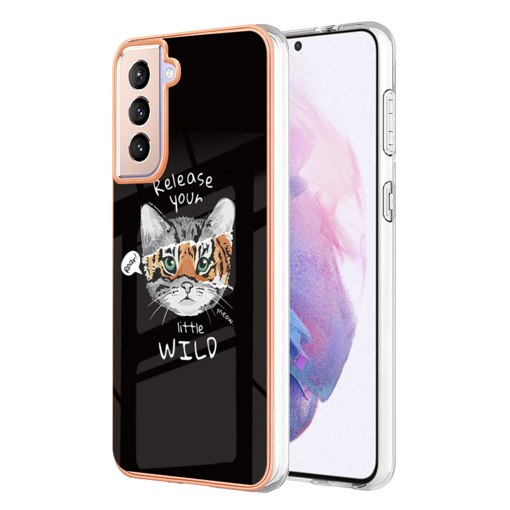 YB IMD Series-19 Style D 2,0 mm TPU-cover til Samsung Galaxy S21 FE 5G IMD-mønster galvanisering anti-drop telefoncover YB IMD Series-19 Style D 2,0 mm TPU-cover til Samsung Galaxy S21 FE 5G IMD-mønster galvanisering anti-drop telefoncover